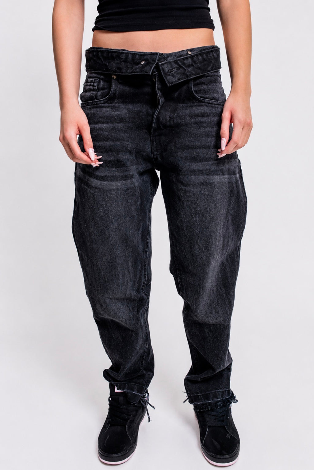Double waisted jeans