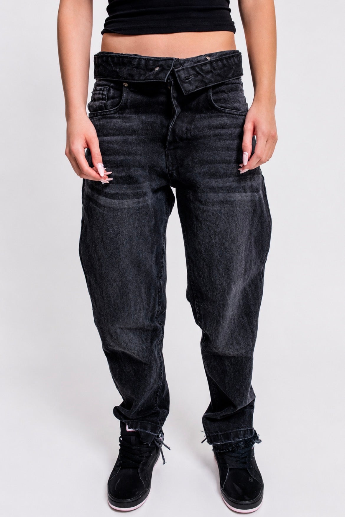 Double waisted jeans